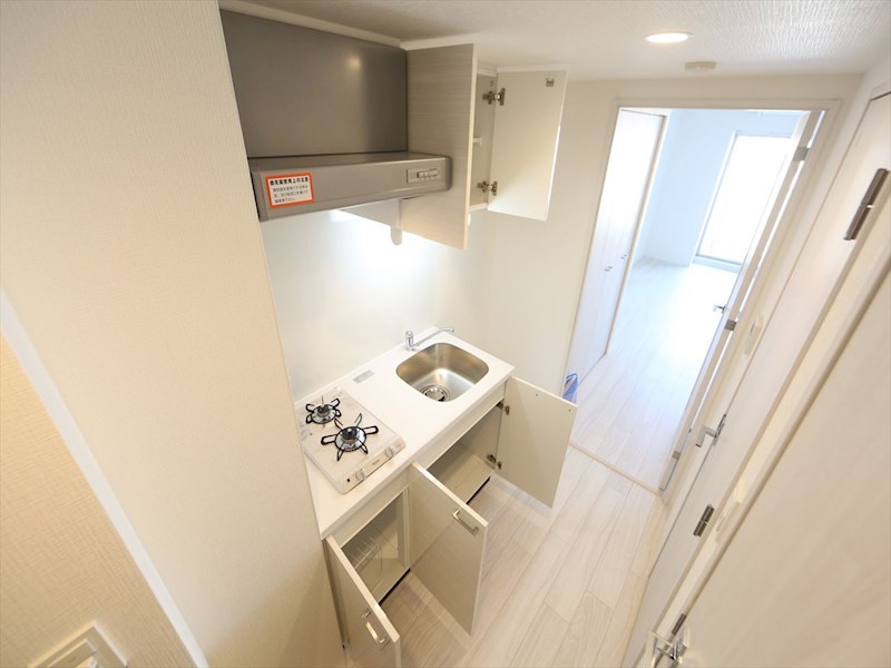 キッチン　システムキッチン（ガス2口コンロ付）