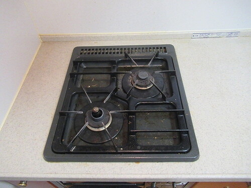 その他設備　２口ガスコンロ　※前回募集時2019年2月撮影の写真