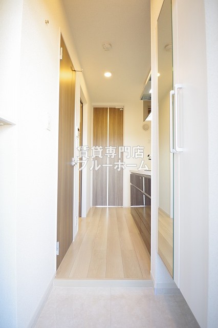 玄関　奥行のある玄関！