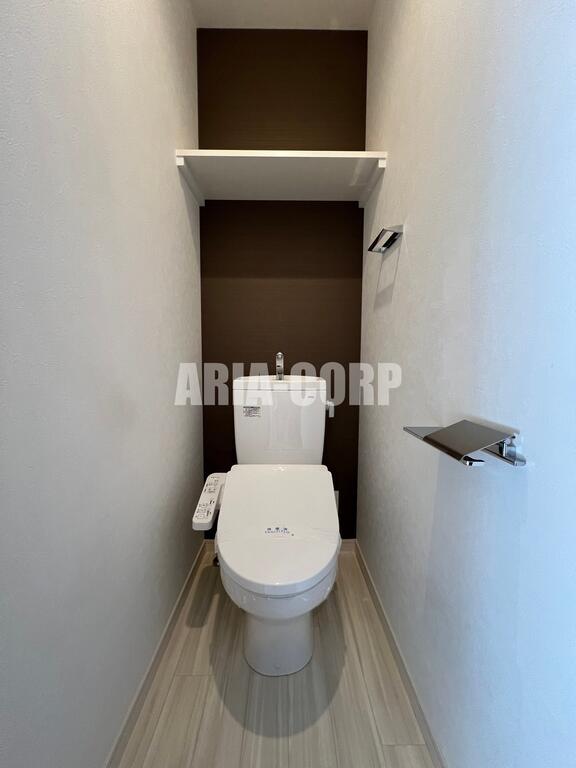 トイレ　清潔感のあるウォシュレット対応のWC♪