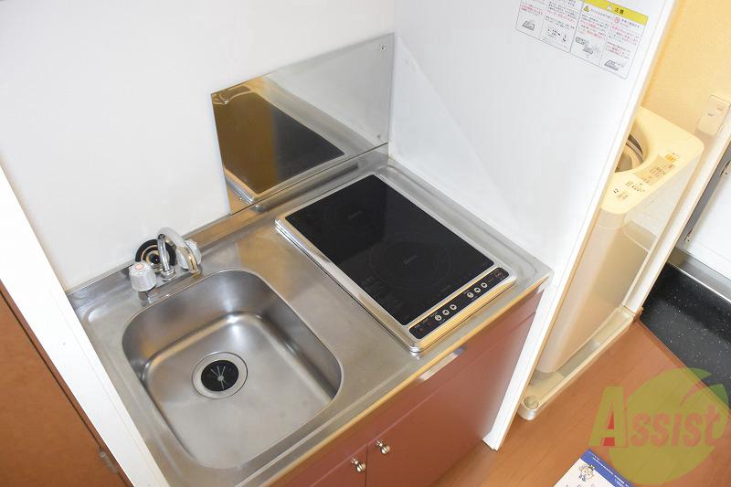 キッチン　ラジエントヒーターで安全に料理できます！