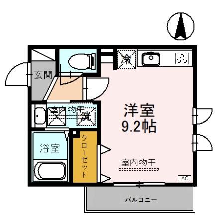 メリオル寺中の間取り