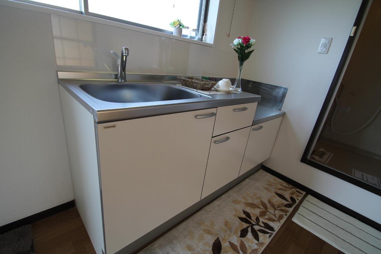 キッチン　楽しくお料理が出来そうなキッチンですよ♪