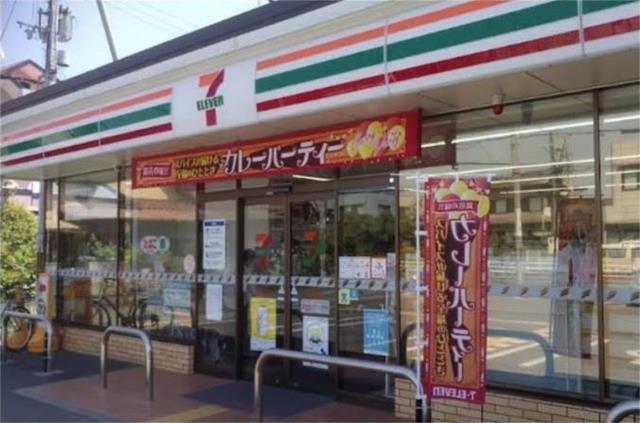 コンビニ　セブンイレブン　大阪浮田店（コンビニ）まで211m