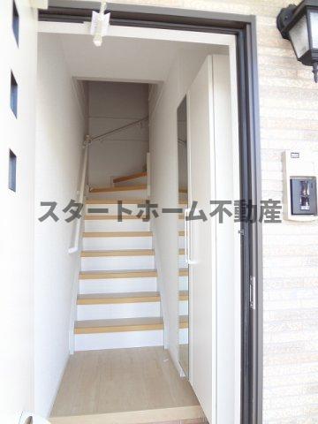 玄関　明るい玄関です