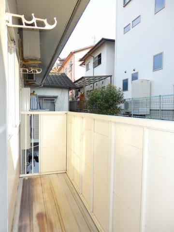 バルコニー　広々としたバルコニーです