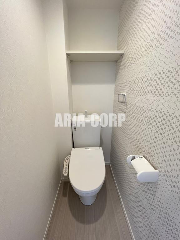 トイレ　ウォシュレット設備も標準装備です！