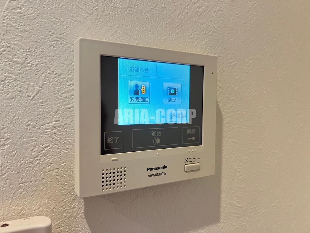 セキュリティ　安心の録画機能付きインターホン完備！