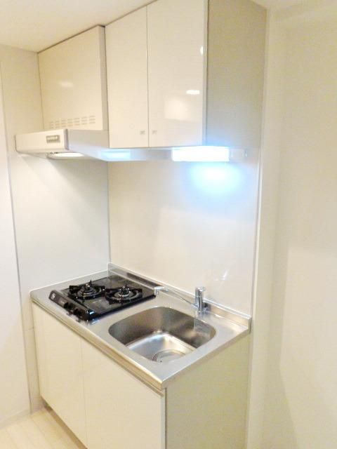 キッチン　2口ガスシステムキッチン