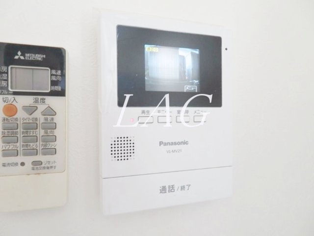 セキュリティ　モニター付きインターフォンです。