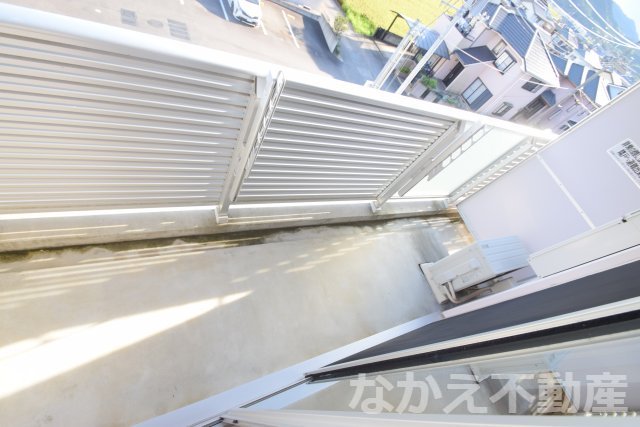 バルコニー　落ち着いた時間を過ごせるバルコニーです