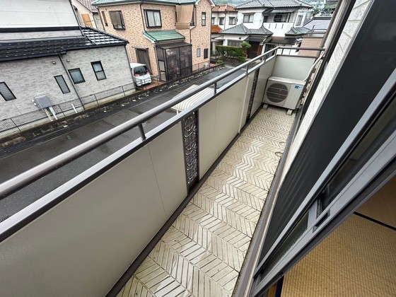バルコニー　※別部屋の写真です