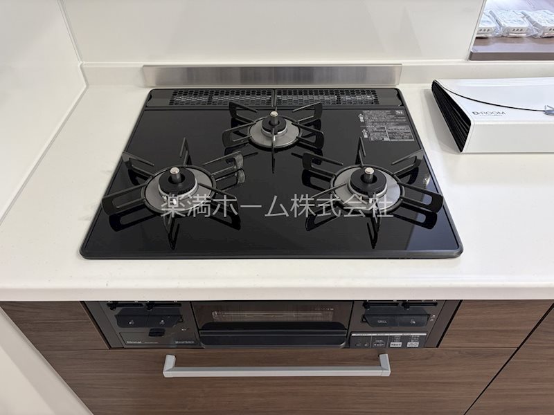 その他　3口ガスシステムキッチン♪