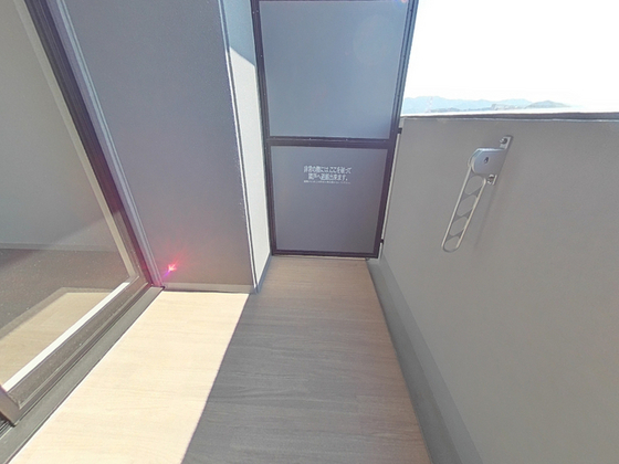 バルコニー　※別部屋の写真です