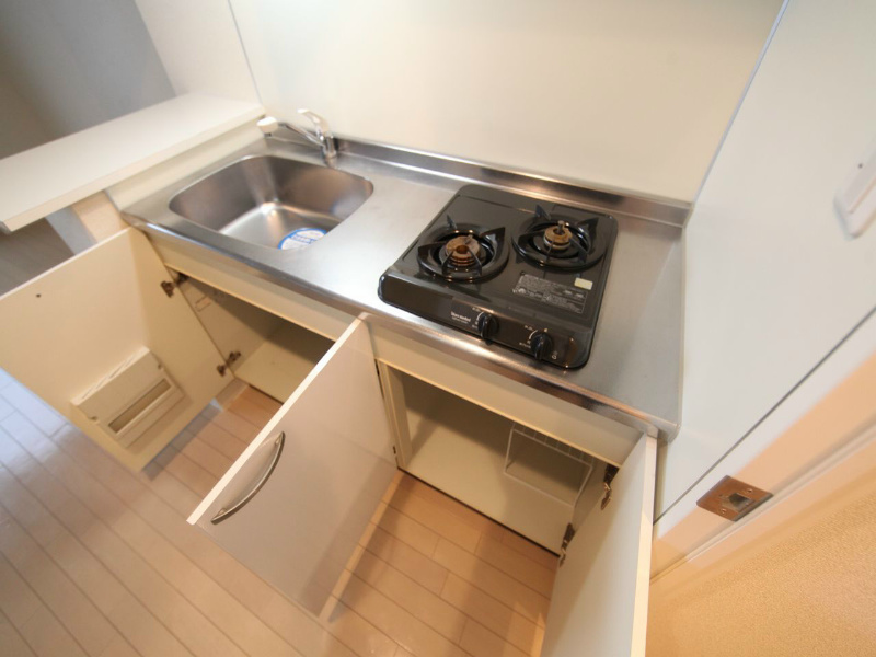 キッチン　システムキッチン　2口ガスコンロ