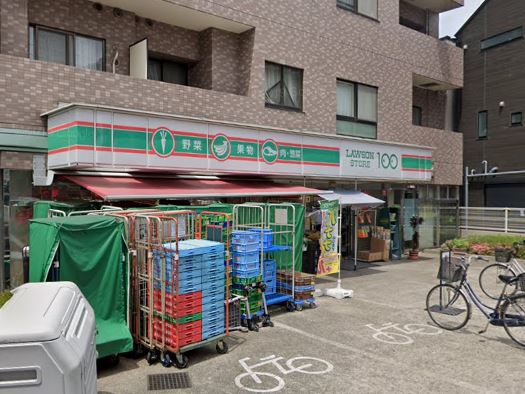 コンビニ　ローソンストア100 LS本駒込店（コンビニ）まで411m