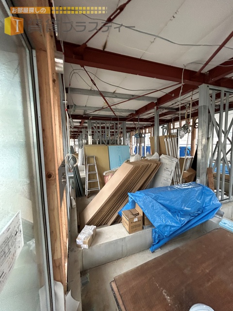 キッチン　※建築中写真です