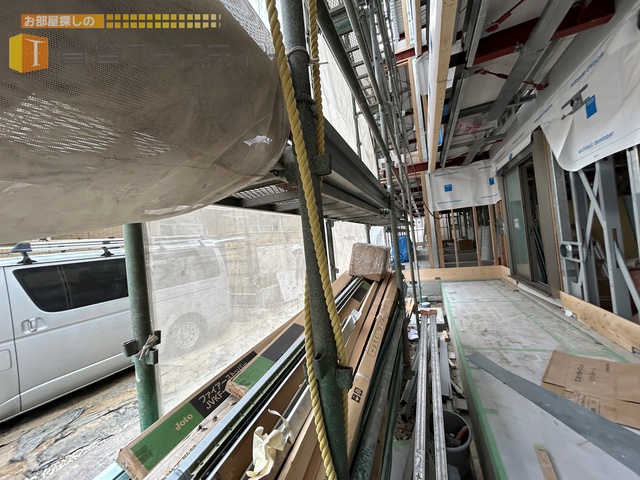 眺望　※建築中写真です