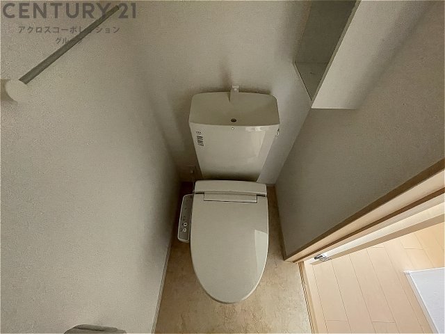 トイレ　温水洗浄便座付きのトイレです！