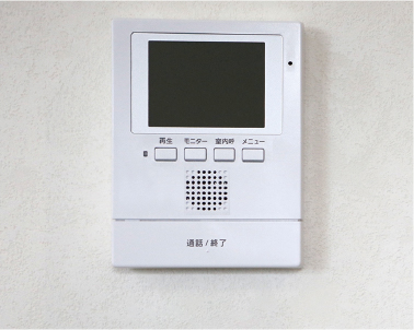 セキュリティ　女性の方でも安心のモニター付きインターホン♪※同仕様