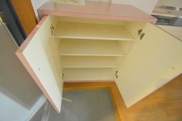 収納　シューズボックスで玄関すっきり