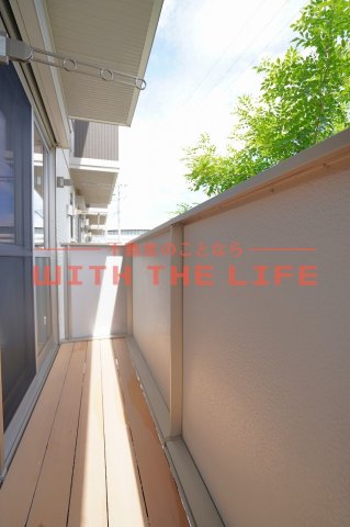 バルコニー　広々としたバルコニーです