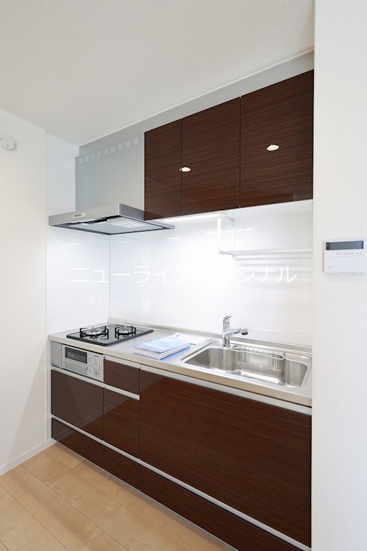 キッチン　グリル付き2口コンロのシステムキッチンです！
