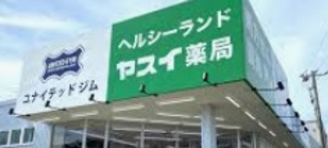 ドラックストア　ヘルシーランドヤスイ薬局（ドラッグストア）まで400m