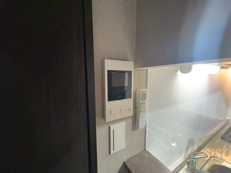 セキュリティ　インターホンは通話ができるので急な訪問があっても安心です。