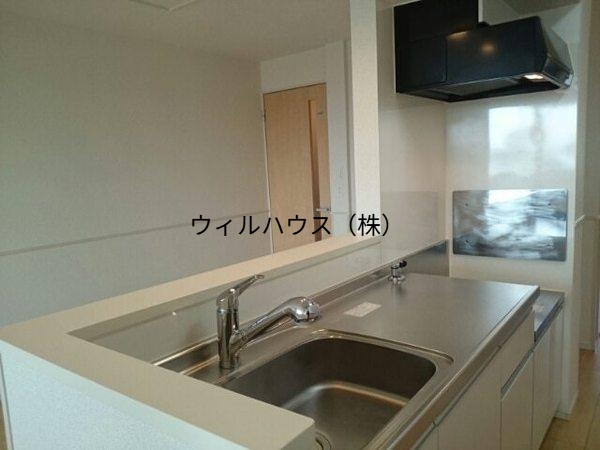 キッチン　２口ガスコンロ設置可！