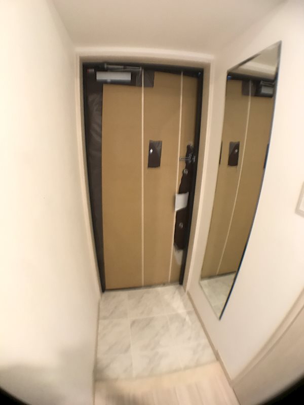 玄関　※奇数階はダークブラウンの建具となります※