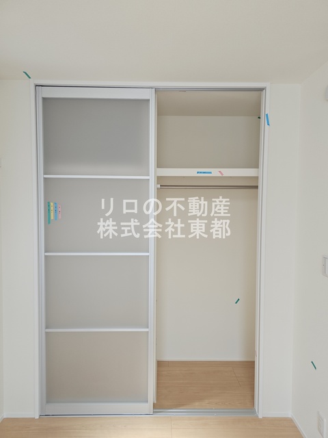 収納　奥行のある収納付です！増えがちな荷物をもスッキリ収納できます