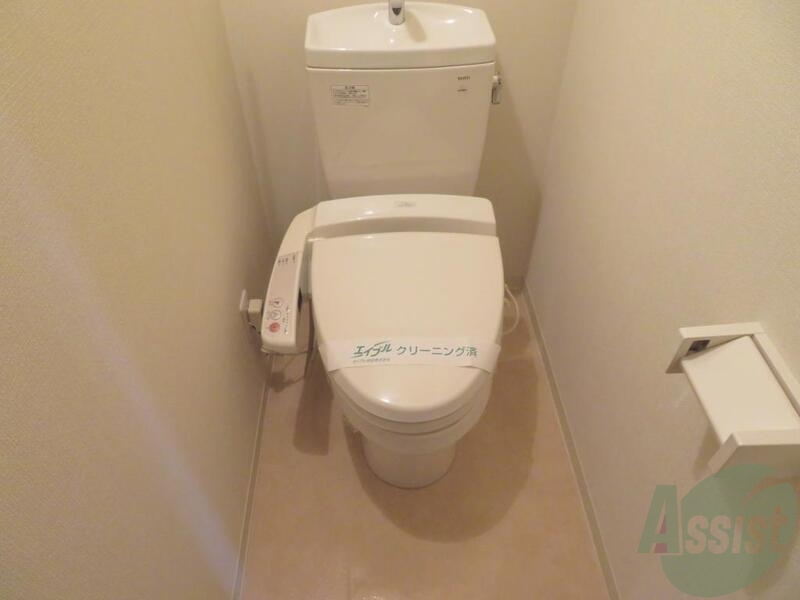 トイレ　綺麗なトイレなので、清潔感があっていいですね。
