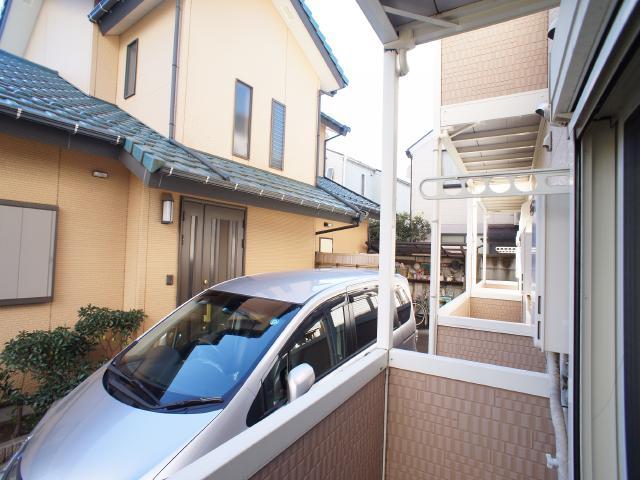 眺望　１階ですが通りの目も気になりません！