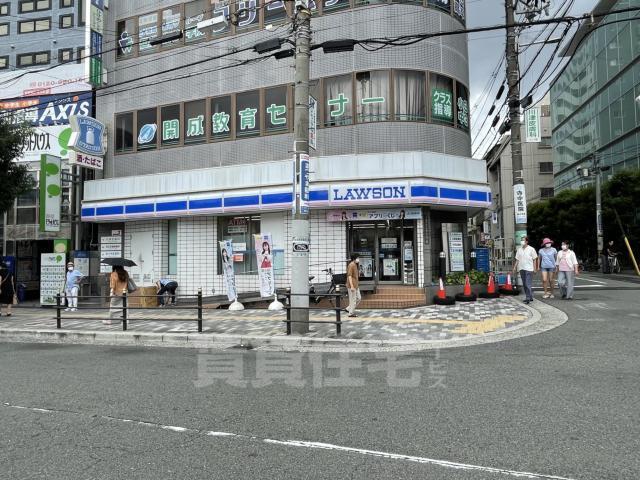 コンビニ　ローソン　桃谷駅前店（コンビニ）まで27m