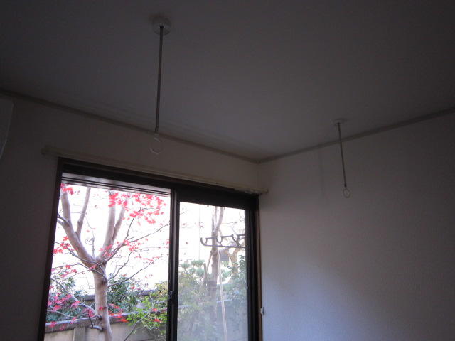 その他設備　室内物干し