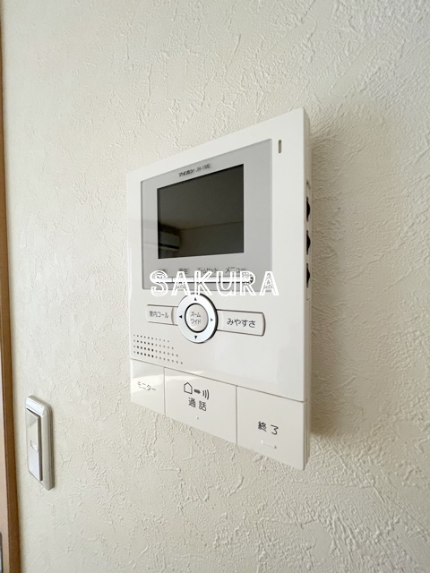 セキュリティ　安心のモニター付きインターホンです♪