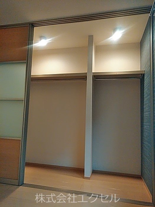 収納　収納完備でお部屋を広く使えます。