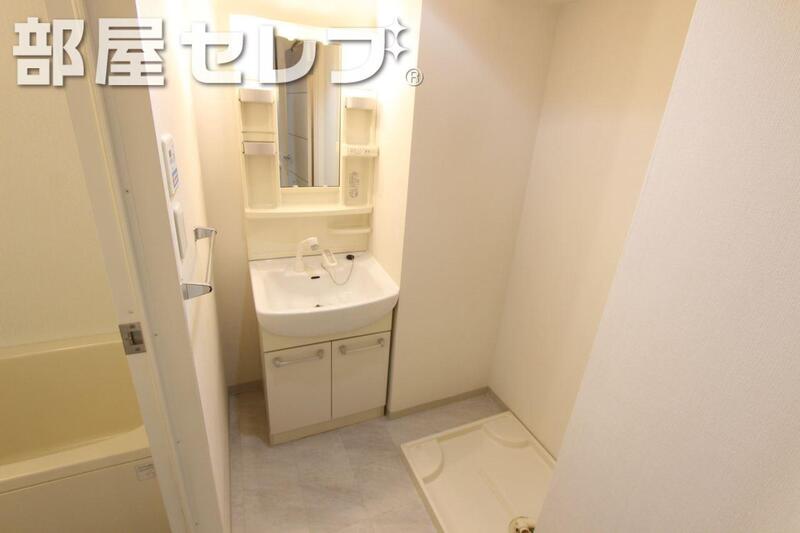 洗面設備　他号室の写真です。
