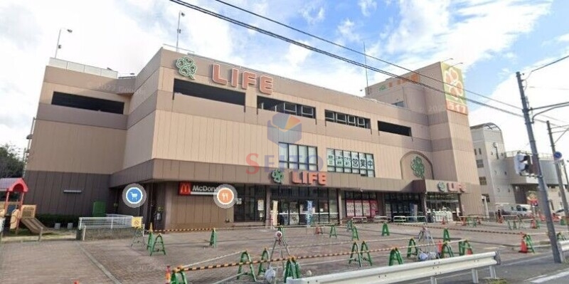 スーパー　ライフ庄内店（スーパー）まで587m