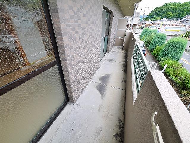 バルコニー　落ち着いた時間を過ごせるバルコニーです