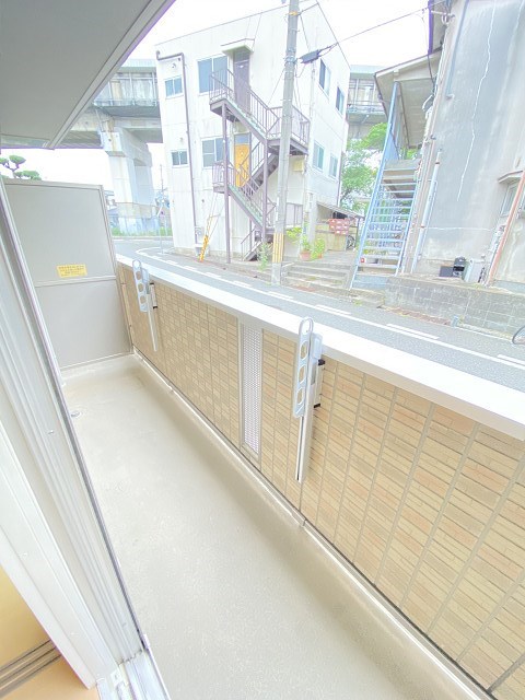 バルコニー　広々としたバルコニーです