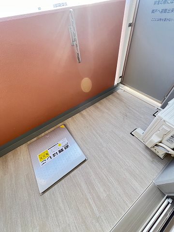 バルコニー　落ち着いた時間を過ごせるバルコニーです
