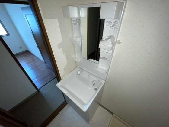 洗面設備　※別号室の写真です