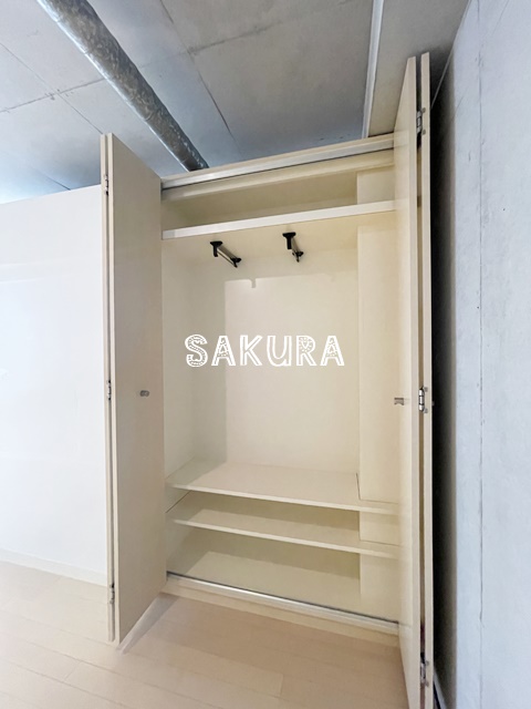 収納　お荷物の多い方でも安心のクローゼット付き♪