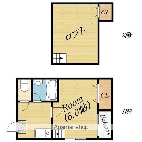 メゾンドアベルの間取り写真