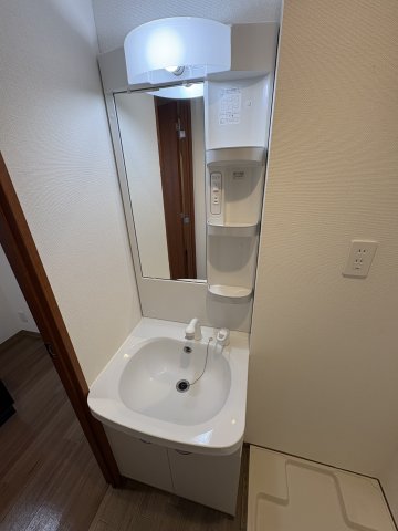 洗面設備　シャンプードレッサー付き。