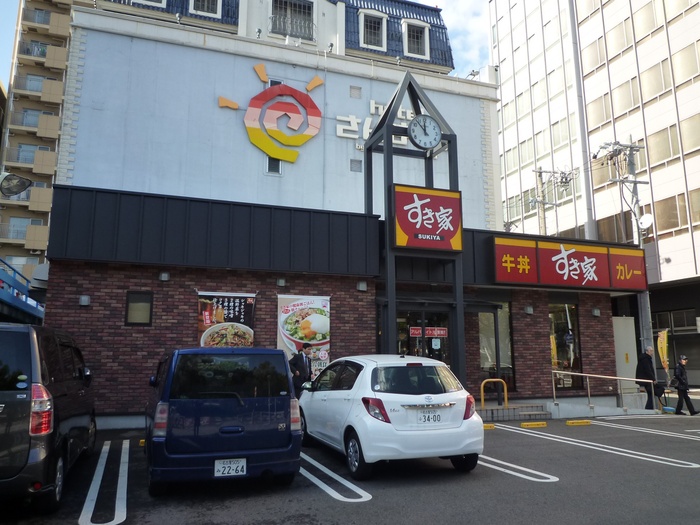 飲食店　すき家（飲食店）まで619m