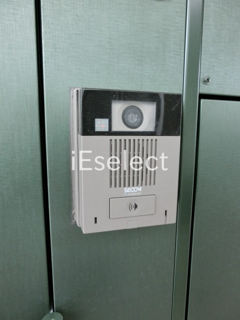 セキュリティ　防犯ＴＶモニター付きのドアホン。