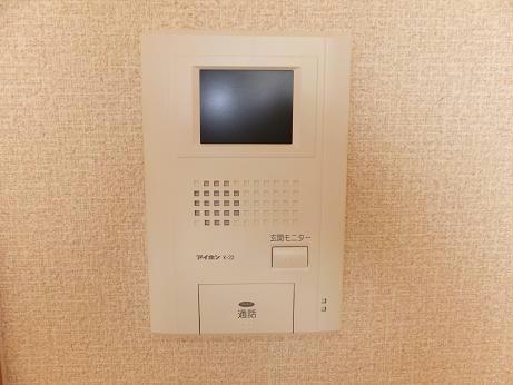 セキュリティ　カラーモニター付きインターホン